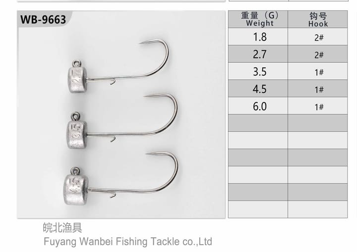 Fishing jig head 02-02-01