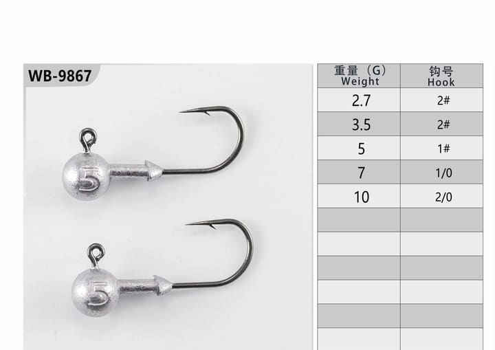 Fishing jig head 08-01-01