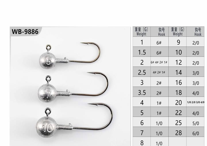 Fishing jig head 09-01-01