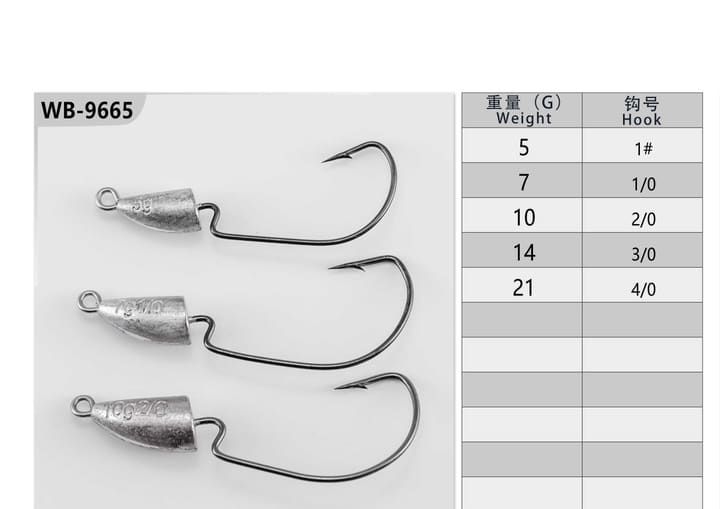 Fishing jig head 14-01-01