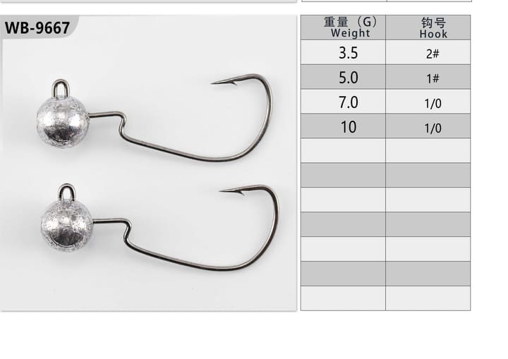 Fishing jig head 14-02-02