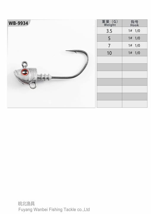 Fishing jig head 18-01-01
