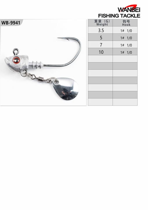 Fishing jig head 18-01-02