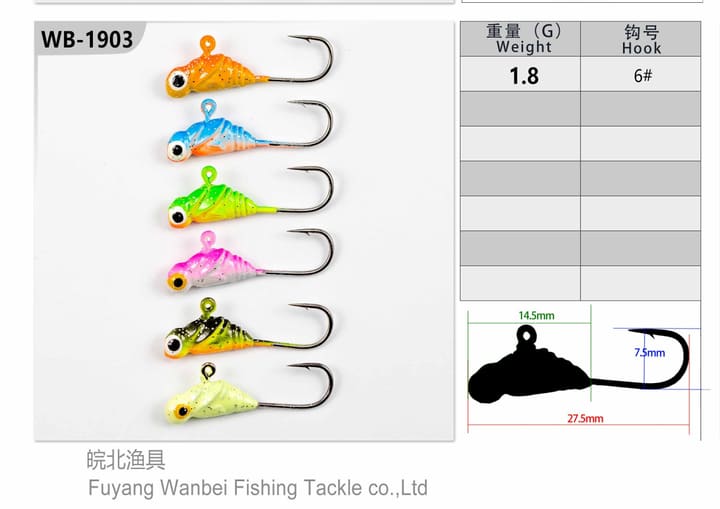 Fishing jig head 31-02-01