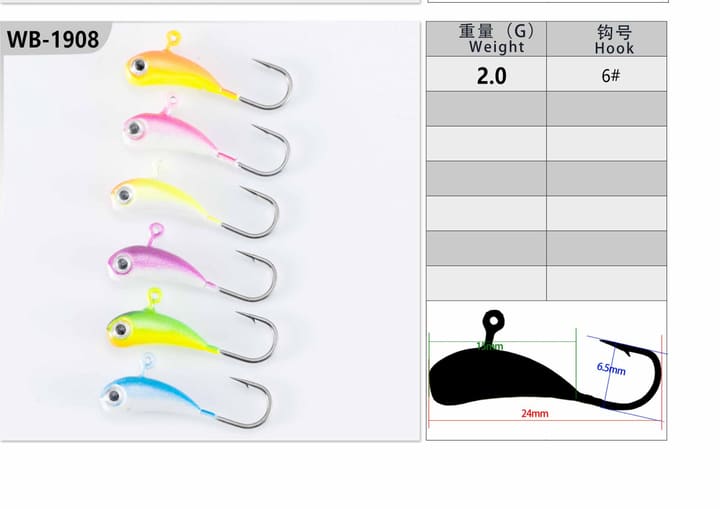 Fishing jig head 32-02-02