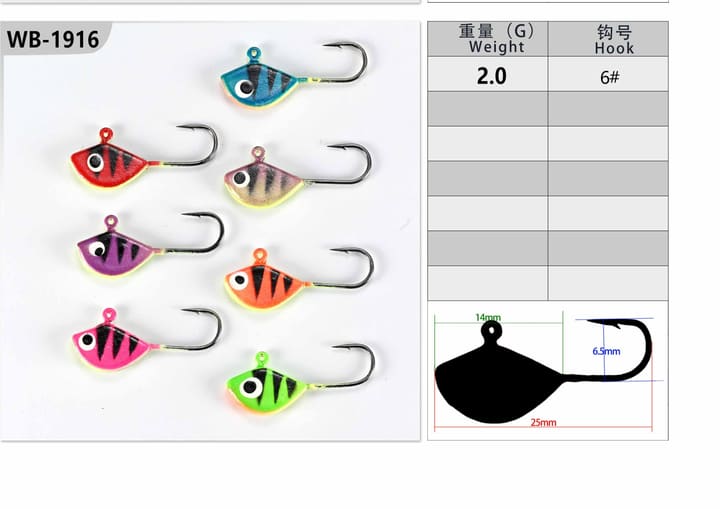 Fishing jig head 34-02-02