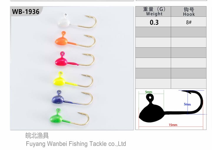 Fishing jig head 37-02-01