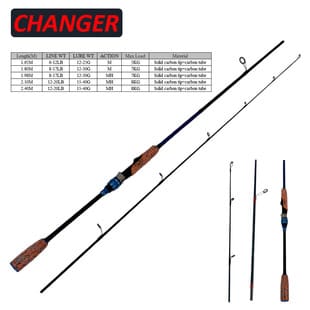 Carbon Saltwater Fishing Rod 10